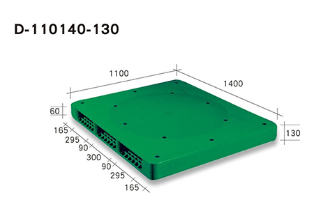 D-110140-130-二插口塑膠棧板